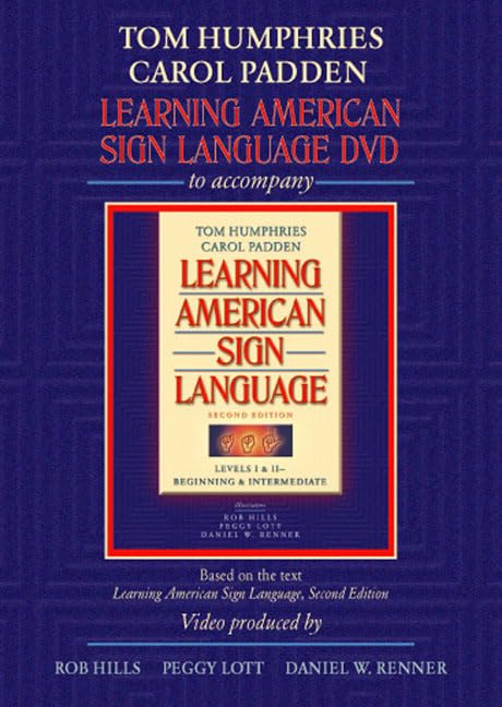 Learning American Sign Language DVD to accompany Learning American Sign Language  Levels 1 & 2 Beginning and Intermediate, 2nd ,Used