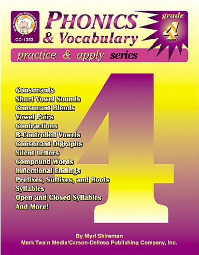 Phonics & Vocabulary Skills, Grade 4 (Practice & Apply),Used