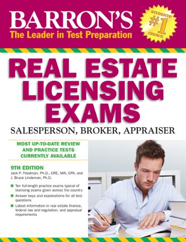 Barron's Real Estate Licensing Exams,Used