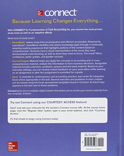 Fundamentals of Cost Accounting,New