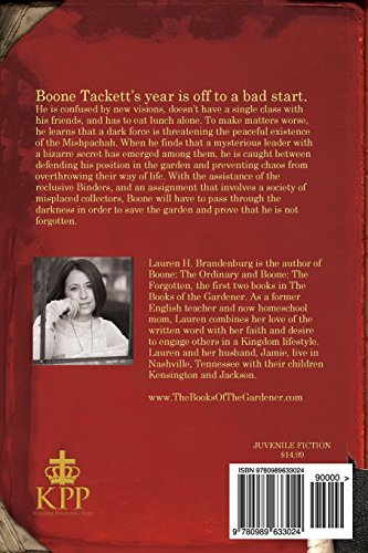 Boone: The Forgotten (The Books of the Gardener),Used