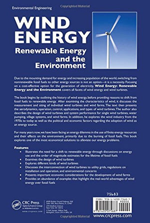 Wind Energy: Renewable Energy and the Environment,New