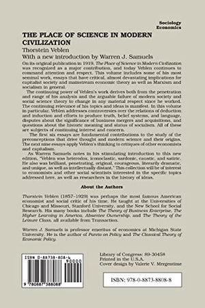 The Place of Science in Modern Civilization,Used