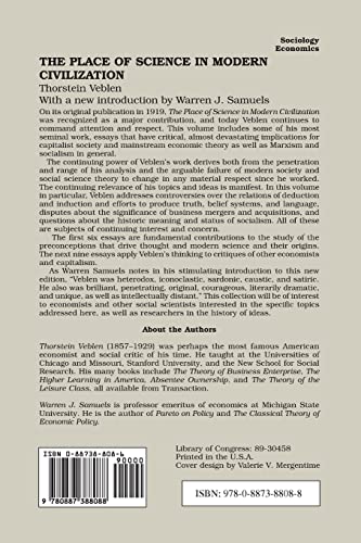 The Place of Science in Modern Civilization,Used