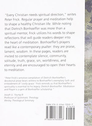 Dietrich Bonhoeffer: Meditation and Prayer,Used