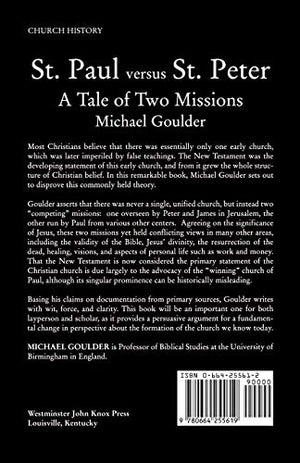 St. Paul Versus St. Peter: A Tale Of Two Missions,Used
