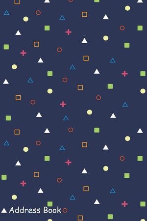 Address Book: For Contacts, Addresses, Phone, Email, Note,Emergency Contacts,Alphabetical Index With Abstract Colorful Pattern G,Used