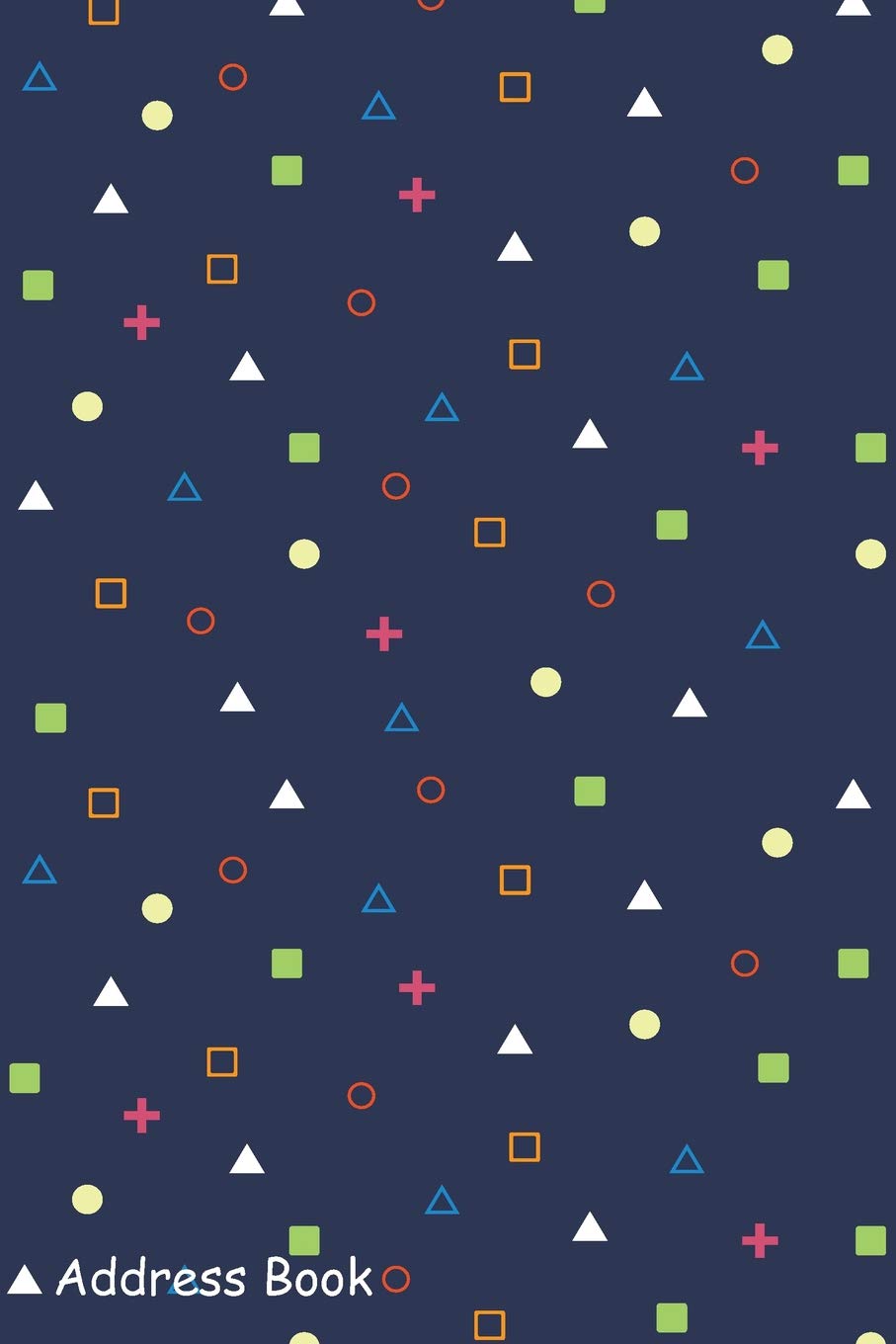 Address Book: For Contacts, Addresses, Phone, Email, Note,Emergency Contacts,Alphabetical Index With Abstract Colorful Pattern G,Used