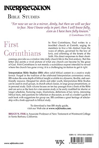 First Corinthians (Interpretation Bible Studies),Used