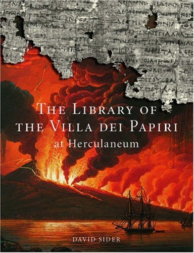The Library of the Villa dei Papiri at Herculaneum,Used
