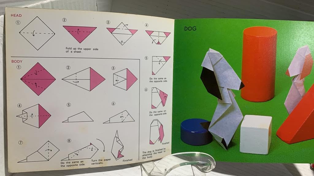 Origami Book 5  Mushroom, Gondola,Used