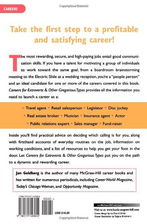 Careers for Extroverts & Other Gregarious Types, Second ed. (Careers For Series),Used
