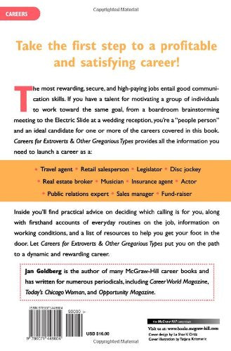 Careers for Extroverts & Other Gregarious Types, Second ed. (Careers For Series),Used