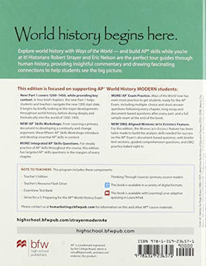 1200 Update Ways of the World with Sources for the AP? Modern Course,Used