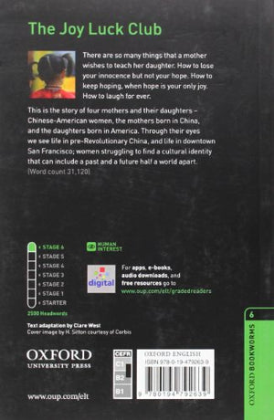 Oxford Bookworms Library: The Joy Luck Club: Level 6: 2,500 Word Vocabulary,Used