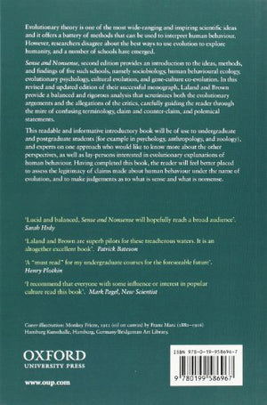Sense And Nonsense: Evolutionary Perspectives On Human Behaviour,Used