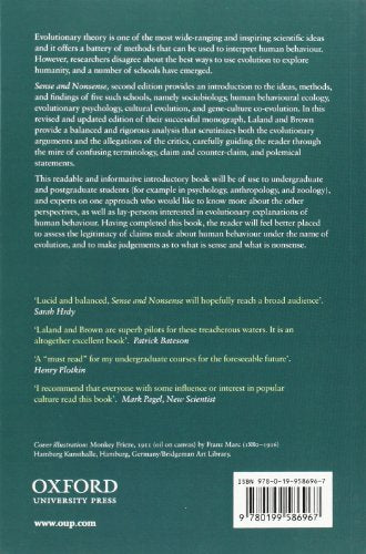 Sense And Nonsense: Evolutionary Perspectives On Human Behaviour,Used