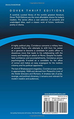 Coriolanus (Dover Thrift Editions: Plays),Used