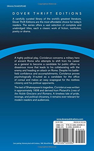Coriolanus (Dover Thrift Editions: Plays),Used