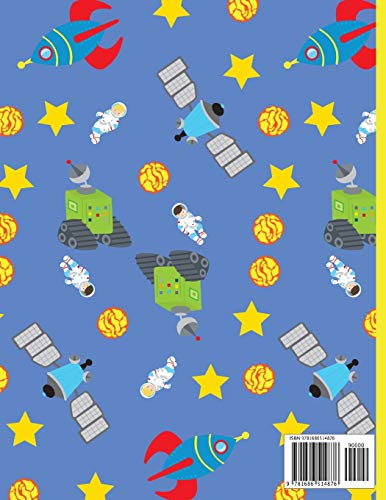 Sketchbook: Havelock Blue Astronaut cute & elegant Sketch paper to draw and sketch in.,Used