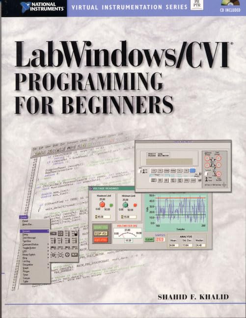 Labwindows/Cvi Programming For Beginners (With Cdrom)