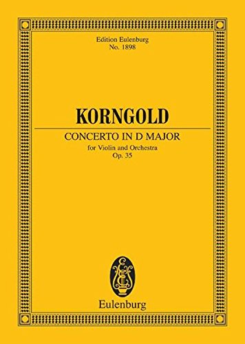 Concerto in D Major, Op. 35: Study Score,Used