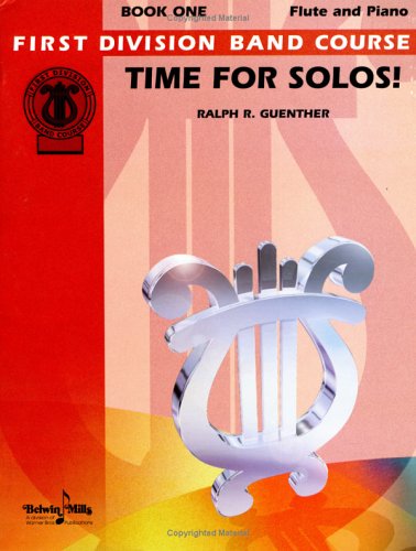 Time for Solos: Flute and Piano, Book One (First Division Band Course),Used