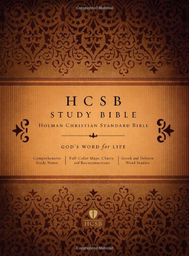 HCSB Study Bible, Black/Gray LeatherTouch