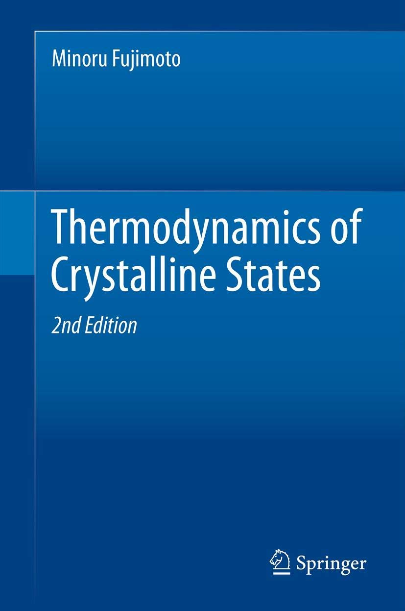Thermodynamics Of Crystalline States,Used