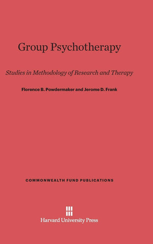 Group Psychotherapy (Commonwealth Fund Publications, 133),Used