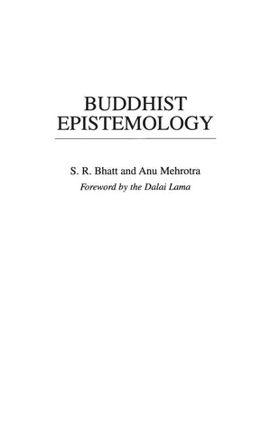 Buddhist Epistemology: (Contributions in Philosophy),Used