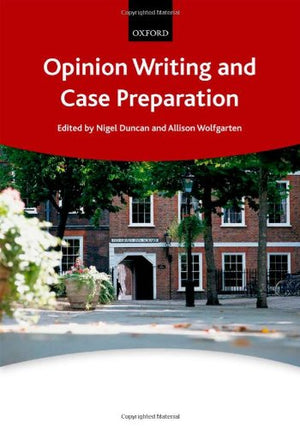 Opinion Writing and Case Preparation (The Bar Manuals),Used