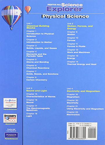 Science Explorer Physical Science,New