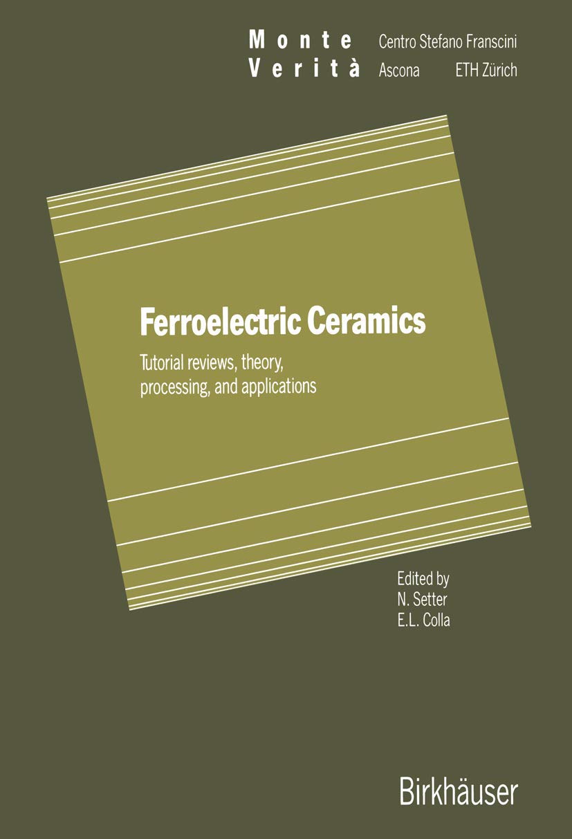 Ferroelectric Ceramics: Tutorial reviews, theory, processing, and applications (Monte Verita),Used