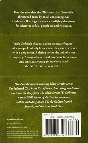 Infernal City An Elder Scrolls Novel,Used