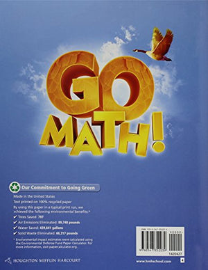 Go Math, Focal Point Level 4: Houghton Mifflin Harcourt Go Math National (Hmh Go Math 2011),Used