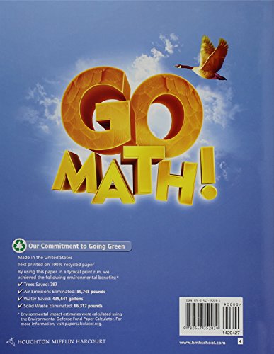 Go Math, Focal Point Level 4: Houghton Mifflin Harcourt Go Math National (Hmh Go Math 2011),Used