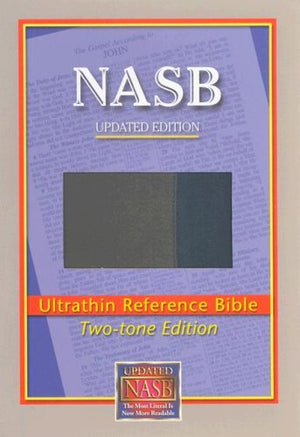 NASB Ultrathin Reference Bible (Blue/Gray, Leathertex Twotones),New