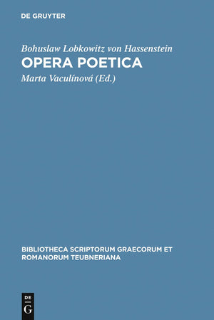 Opera poetica (Bibliotheca scriptorum Graecorum et Romanorum Teubneriana) (Latin Edition),New