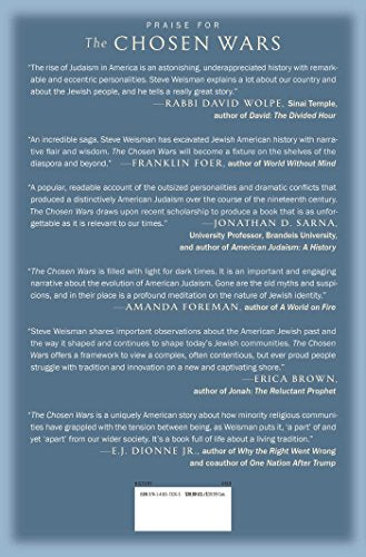 The Chosen Wars: How Judaism Became An American Religion,Used