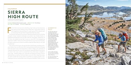 National Geographic 100 Hikes Book: Ultimate Scenic Trails Guide, Multicolor