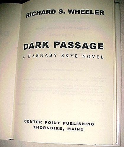 Dark Passage: A Barnaby Skye Novel,Used