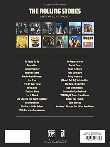 Rolling Stones  Sheet Music Anthology: Piano/Vocal/Chords,Used