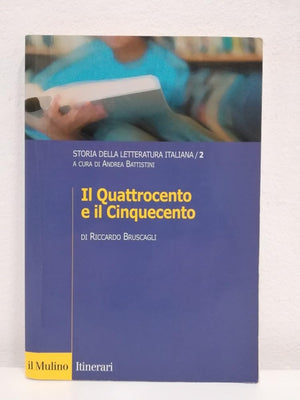 Storia Della Letteratura Italiana Vol. 2  Il Quattrocento E Il Cinquecento,Used