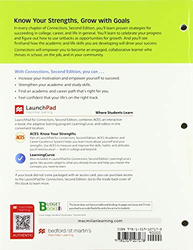 Looseleaf Version for Connections: Empowering College and Career Success,Used