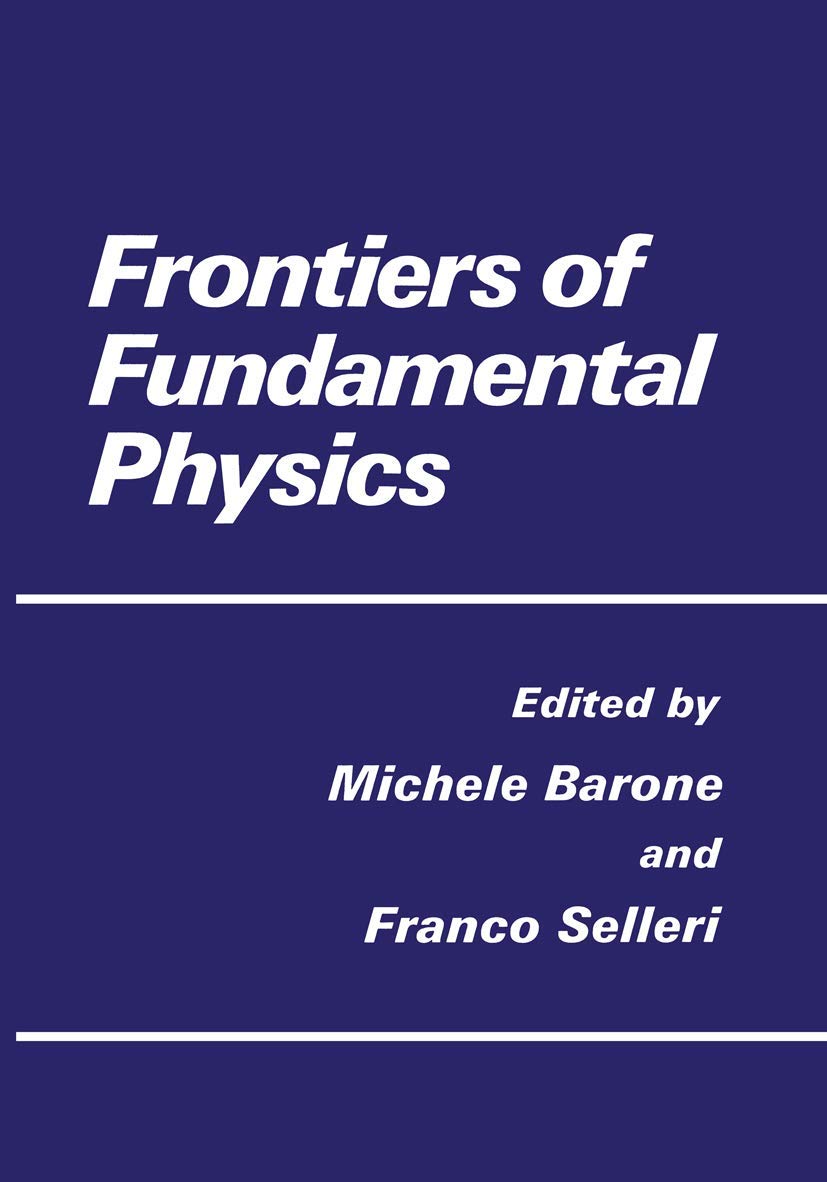 Frontiers Of Fundamental Physics,Used