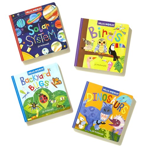 Hello, World! Boxed Set: Solar System; Dinosaurs; Backyard Birds; Bugs,New