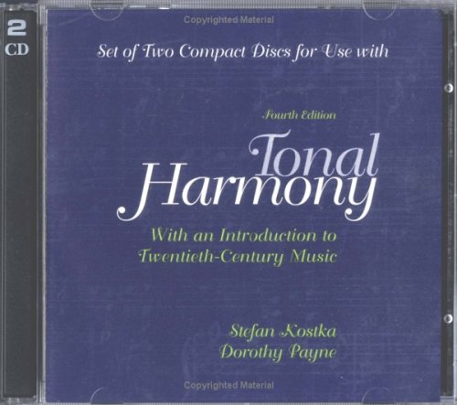 Audio Cds For Use With Tonal Harmony With An Introduction To Twentiethcentury Music