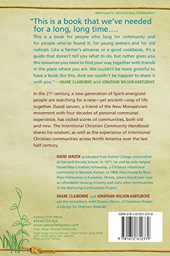 The Intentional Christian Community Handbook: For Idealists, Hypocrites, and Wannabe Disciples of Jesus,Used