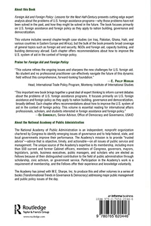 Foreign Aid and Foreign Policy: Lessons for the Next Halfcentury (Transformational Trends in Goverance and Democracy),Used